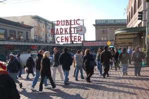 Pike Place Market Pedestrians